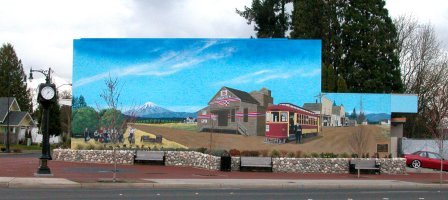 Mural of Orchards in the '50s